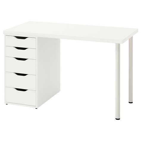 ikea desks with drawers|ikea alex 5 drawer desk.